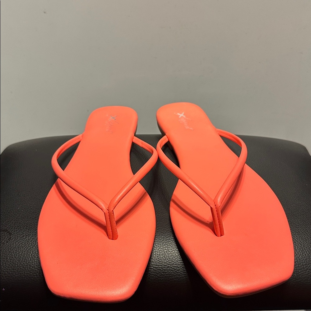 Coral Flip Flop Sandals